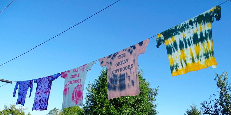 Camisetas teñidas
