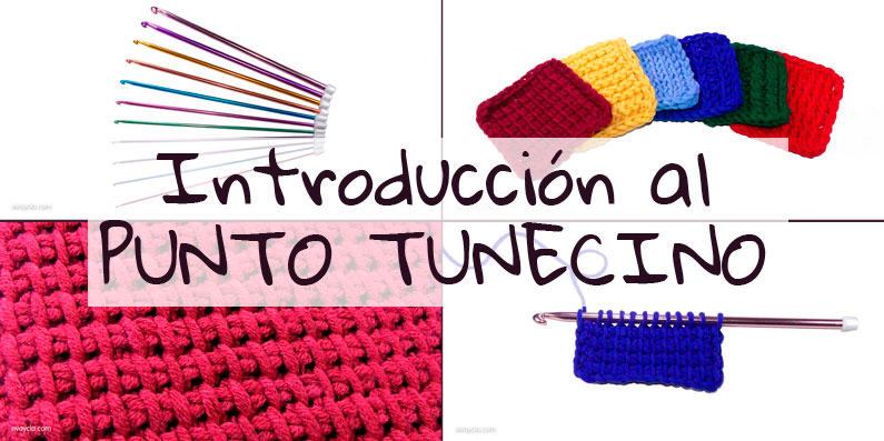Punto TEJIDO Tunecino (Crochet Tunecino) 